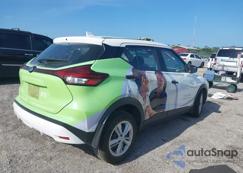 2021 Nissan Kicks S Xtronic Cvt z USA, uszkodzony, nr VIN 3N1CP5BV0ML467722